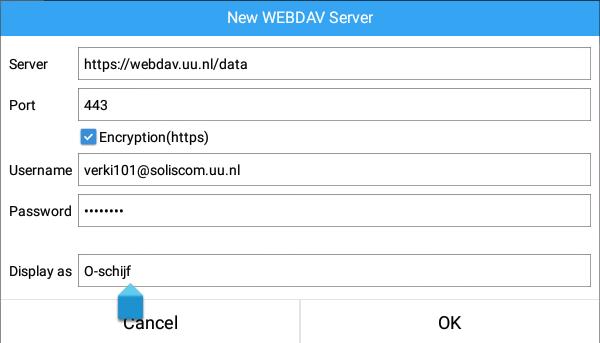 android webdav server