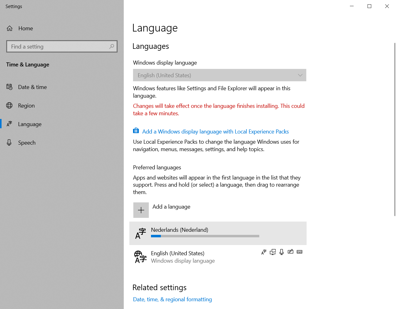 Windows 10 Change Language Settings Uu Manuals