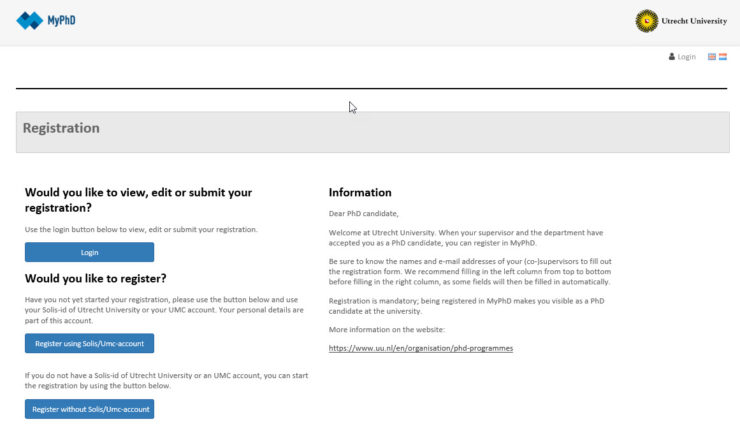 utrecht university my phd